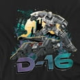 thumbnail image 2 of TRANSFORMERS ONE D-16 Retro Women's Crew Sweatshirt, Black, Small, 2 of 5