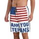 thumbnail image 2 of Fotbe Thank You Veterans Trajes de Baño Estampados para Hombre, Shorts de Verano de Secado Rápido, Ropa de Playa, Bañadores-XX-Large, 2 of 6