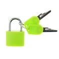 thumbnail image 2 of S SERENABLE 1 Set Mini Small Steel Padlock Suitcase Keyed Lock Multicolor Security Lock with Green, 2 of 8