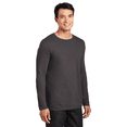 thumbnail image 4 of Gildan Men's Softstyle Long Sleeve T-Shirt, Durable Crew Neck Classic Fit Tee, Charcoal, L, 4 of 6