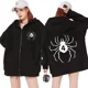 thumbnail image 2 of Sudadera con capucha de Anime Hunter X Hunter para hombre y mujer, chaqueta con cremallera, abrigo informal, Sudadera con capucha Phantom troupé Hisoka Chrollo, 2 of 4