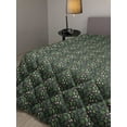 thumbnail image 2 of Abstract Down Alternative Comforter, Scottish Tartan Like View Repeating Squares, Microfiber Quilt for All Season, 5 Sizes, Dark Teal Charcoal Grey, by Ambesonne, 2 of 3
