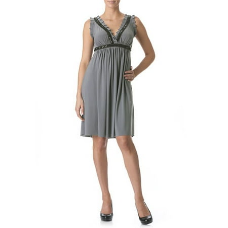 Women's Embellished Babydoll Dress