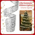 thumbnail image 3 of Christmas Tree LED Ribbon Lights Decoration, 32.8Ft 100 LED Lights Battery Operated Christmas Ribbon Fairy String Lights, Xmas Ribbon Lights for Christmas New Year Wedding Party Stairways Decoration, 3 of 5