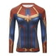 thumbnail image 4 of Deportes Mujeres moda compresión capitán manga larga camiseta secado rápido 3D divertido T-shirt culturismopangjing, 4 of 4