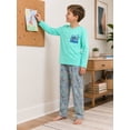thumbnail image 3 of Beezizac Boys 2‑Piece Long Sleeve Pajama Set, Game Controller & Play Games Graphic Kids Sleepwear Size 14, 3 of 7