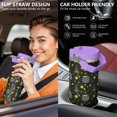 thumbnail image 5 of Halloween 30oz Handheld Travel Tumbler with Handle – Double Wall Stainless Steel Insulated Cup, Flip Straw Lid, Leak-Proof & BPA-Free for Hot and Cold Drinks – Durable Coffee & Juice Mug Black, 5 of 7
