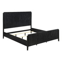 Brookmead Wood Queen Panel Bed Black