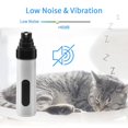 thumbnail image 5 of Amoladora de uñas para perros, recortadora de garras para perros con luces LED, súper silenciosa, eléctrica recargable, para perros y gatos pequeños, medianos y grandes, 5 of 5