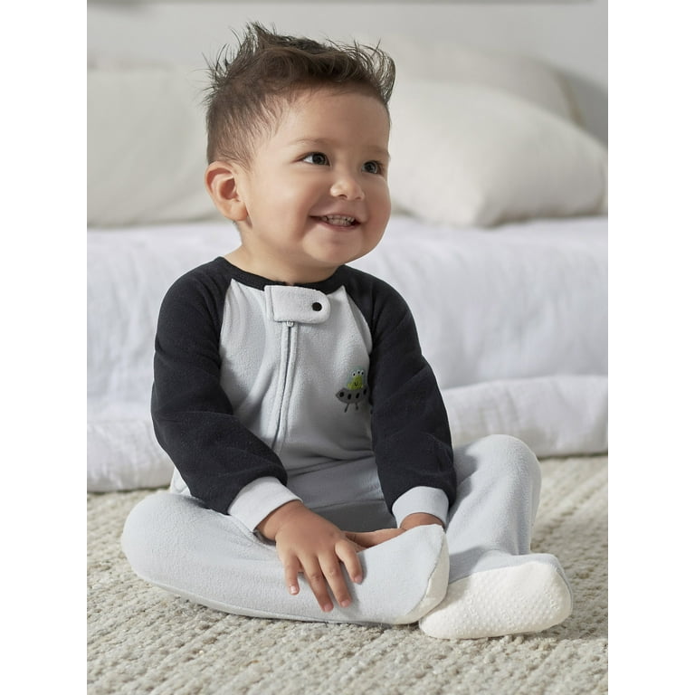 Gerber Baby & Toddler Boy Microfleece Blanket Sleeper Pajamas, 2