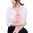 thumbnail image 1 of Bangcool Tie Scarf Fashion Multipurpose Solid Color Neck Scarf Ribbon Sash for Women, 1 of 6