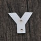 thumbnail image 5 of 3D DIY Metallic Alphabet Sticker Car Emblem Letter Silver Badge Decal (Silver Y), 5 of 5