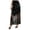 Black, variant on Women Satin Lace Long Skirt Elastic Waist Silky Lace Trim Midi Skirt Y2k Half Slip Maxi Skirts for Under Dress (Black, M)