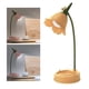 thumbnail image 1 of Lámpara de escritorio LED de flores Perfecl con carga USB brillo amarillo, 1 of 8