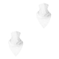 thumbnail image 2 of Bufanda de ciclismo Yuarrent a prueba de viento ajustable 2Conjunto Blanco, 2 of 6