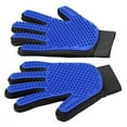 thumbnail image 5 of VeniCare Pet Grooming Gloves Brush Dog Cat Hair Remover Mitt Massage Deshedding 1 pair + Training Whistle, 5 of 11