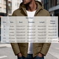 thumbnail image 3 of hoksml Men's Hooded Puffer Quilted Jacket Zip Up Lightweight Warm Winter Outerwear with Side Pockets, 3 of 9