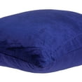 thumbnail image 5 of Parkland Collection Topaz 20x20" Solid Fabric Throw Pillow in Royal Blue, 5 of 6