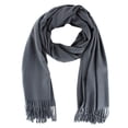 thumbnail image 3 of Large Size Soft Solid Colors Scarf Shawls Pashmina Men And Women, 3 of 9
