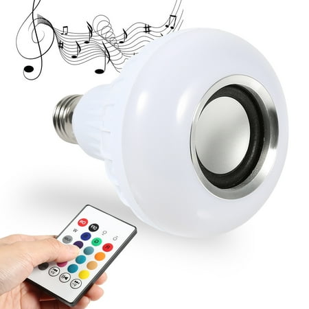 

ACOUTO LED RGB Bulb E27 12W LED RGB Speaker Bulb Wireless Music Playing Light Lamp With Remote Control Led Speaker