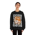 thumbnail image 4 of Retro Tigers School Spirit Sweatshirt, Vintage Tiger Lover Pullover Gift, 4 of 6