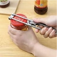 thumbnail image 4 of Abridor de tarros para manos débiles, abrelatas ajustable de acero inoxidable, abridor de tapa hermética con pinza para tarros, utensilios de cocina, 4 of 5