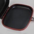 thumbnail image 4 of 28cm Double-Sided Non-Stick Frying Pan with Flat Bottom for Even Heating, Versatile Use on Gas/Induction Stoves, Export-Quality Cookware for Grilling Steaks, Pancakes & More, Unbranded Design Ideal, 4 of 5
