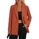 thumbnail image 3 of Blazer PRETTYGARDEN de Pana con Solapa Chaqueta de Invierno Rojo Ladrillo M, 3 of 8