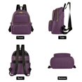 thumbnail image 2 of JIALIOU Mini Backpack Purse for Women Quilted Casual Daypack Small Travel Shoulder Bag, Magenta Purple, 2 of 7