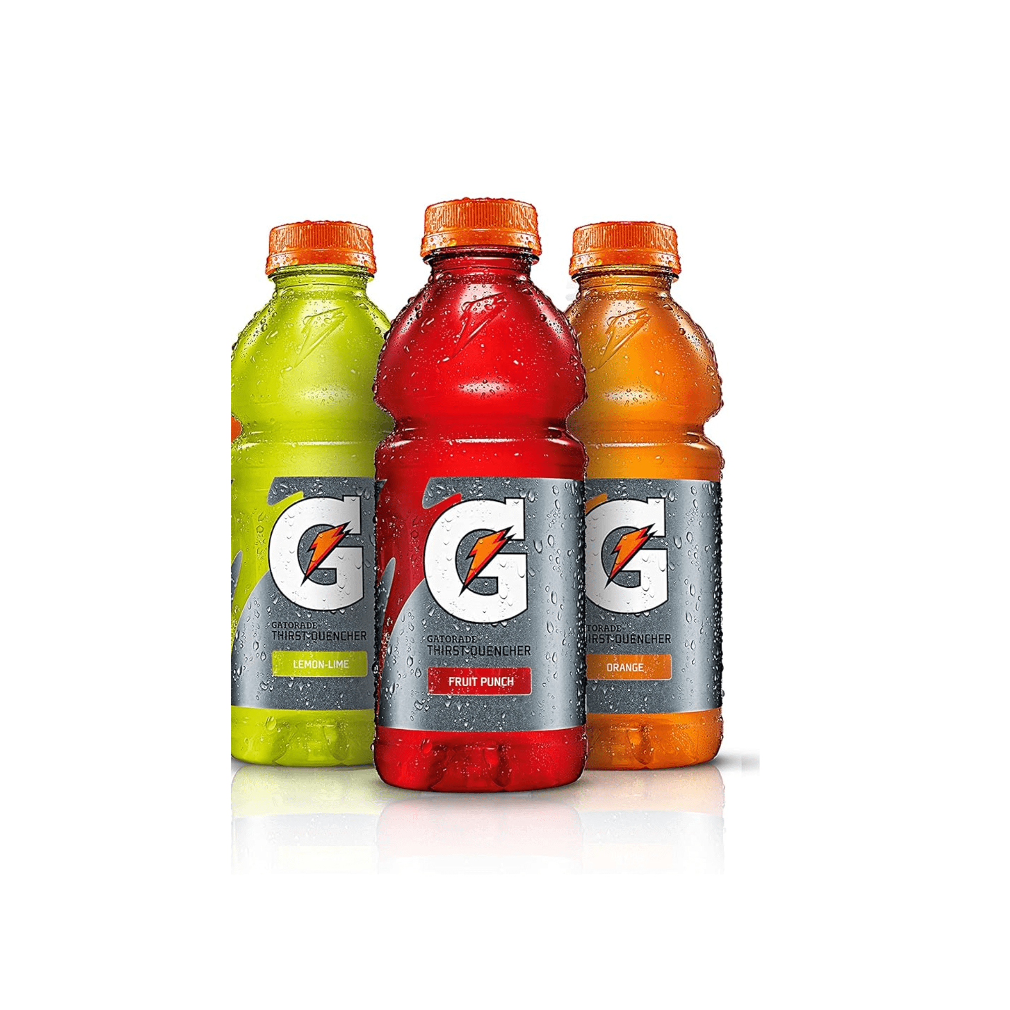 Gatorade Thirst Quencher Variety Pack Sports Drink 20 oz Bottles – Lemon Lime Fruit Punch Cool Blue – 24 Ct