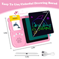 thumbnail image 5 of Adofi Talking Flash Cards with Drawing Tablet, Speech Therapy Toys for Toddlers 3-5, LCD Writing Tablet for Kids 2 3 4 5 6 7 8, Educational Toys for Children 3-8, Toys for Boys Girls 3 6 Years -Pink, 5 of 9