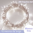 thumbnail image 1 of Series de Luces Navideñas LED DOSYU Blanco Frío 10 metros 200 Leds, 1 of 7