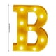 thumbnail image 3 of Letrero con letras LED iluminadas para decoración del hogar, fiestas, bodas, letras iluminadas, letrero con letras del alfabeto a pilas, para decoración de fiestas de cumpleaños y Navidad, luz de adve, 3 of 3