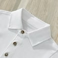 thumbnail image 5 of Kiijoy Big Boy Cotton Long Sleeve Polo Shirt School Uniform Undershirt, Sizes 9-10, 5 of 8
