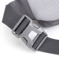 thumbnail image 3 of Workout Waist Bag Grey Waist Bag Bike Riding Waist Bag Crossbody Belt Bag Waterproof Waist Pouch Men and Women Fitness, 3 of 4