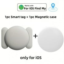 Tracker Device for Vehicles, Mini Hidden Car Tracker with Case, Airtags Tracking Locator Anti Loss Device, Air Tracker Tag with Find My (Ios Only) for Car Tracking Keys Pets Luggage Bike