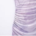 thumbnail image 5 of 2024 Printemps Nouvelle Mode pour Femmes Robe simple Plissée en Soie à Imprimé en Filet, 5 of 5