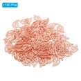 thumbnail image 3 of Uxcell Leaf Pendants Metal Tree Leaf Beads Bulk Leaves Charm Mesh for Jewelry Making, Rose Gold 100 Pack, 3 of 6