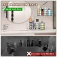 thumbnail image 4 of Bathroom Toothbrush Holder, WeGuard 7 Slots Toothbrush Holders and Bathroom Accessories Extra Large, Multifunctional Stainless Steel Bathroom Storage Organizer - Matte Black, 4 of 7