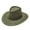Army Green, variant on Prolriy Cowboy Hat Men Adult Casual Solid Suture Summer Western Fashion Cowboy Sun Hat Wide Brim Travel Sun Cap Hats for Men Bronze One Size