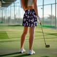 thumbnail image 4 of Uorisango Purple Butterfly Tennis Golf Skirts for Women Breathable Polyester Spandex Fabric Golf Athletic Activewear Skorts with Shorts Daily Wear with Pockets for Workout Sports, 4 of 7