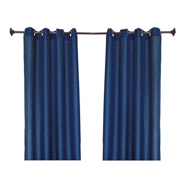 Cortina Deco 135 x 220 cm Room Darkening Azul Liso