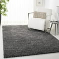 thumbnail image 2 of SAFAVIEH August Carlene Solid Plush Shag Area Rug, Grey, 12' x 15', 2 of 8