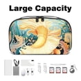 thumbnail image 3 of Sea Slug Travel Organizer Hard Drive Case Small Travel Case USB Cable Organizer - Oxford Cloth Waterproof Storage Box for Electronic Digital Products - 5.9x9.44x3.14 in, 3 of 6