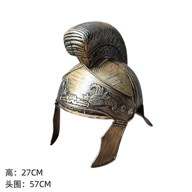 Casco de soldado romano Casco de luchador romano de la Edad Media Tocado de fiesta de cosplay