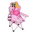 thumbnail image 1 of DYNWAVECA Folding Camping Chair Lawn Foldable Chair Steel Frame with Cup Holder Outdoor Arm Sport Seat for Kids for Events Sports Girls, 1 of 10