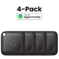 thumbnail image 1 of LEEYNEER Blanc Ou Noir 4 Pcs Traqueur Intelligent Mini Localisateur de Clés Localisateur de Clés Sans Fil pour Localiser Téléphone Portefeuille Porte-Clés Bagage Localisateur d'Objets Contrôle par Application / Localiser avec Précision / Facile à Trouver /, 1 of 6