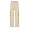 thumbnail image 5 of Simua Women's Hiking Work Pants - Loose Fit High Waisted Elastic Outdoor Pants with Cargo Pockets, XS-XXL, 5 of 8