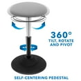 thumbnail image 7 of Mount-It! Height Adjustable Stool Ergonomic Chair | 360° Tilt, 7 of 7
