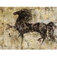 thumbnail image 2 of Wiley, Marta 18x15 Gold Ornate Wood Framed with Double Matting Museum Art Print Titled - Horse And Crackle, 2 of 4